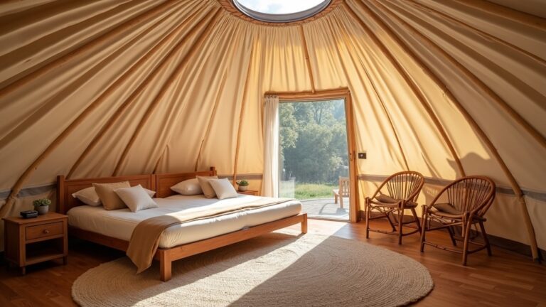 Yurt Camping And Glamping Process